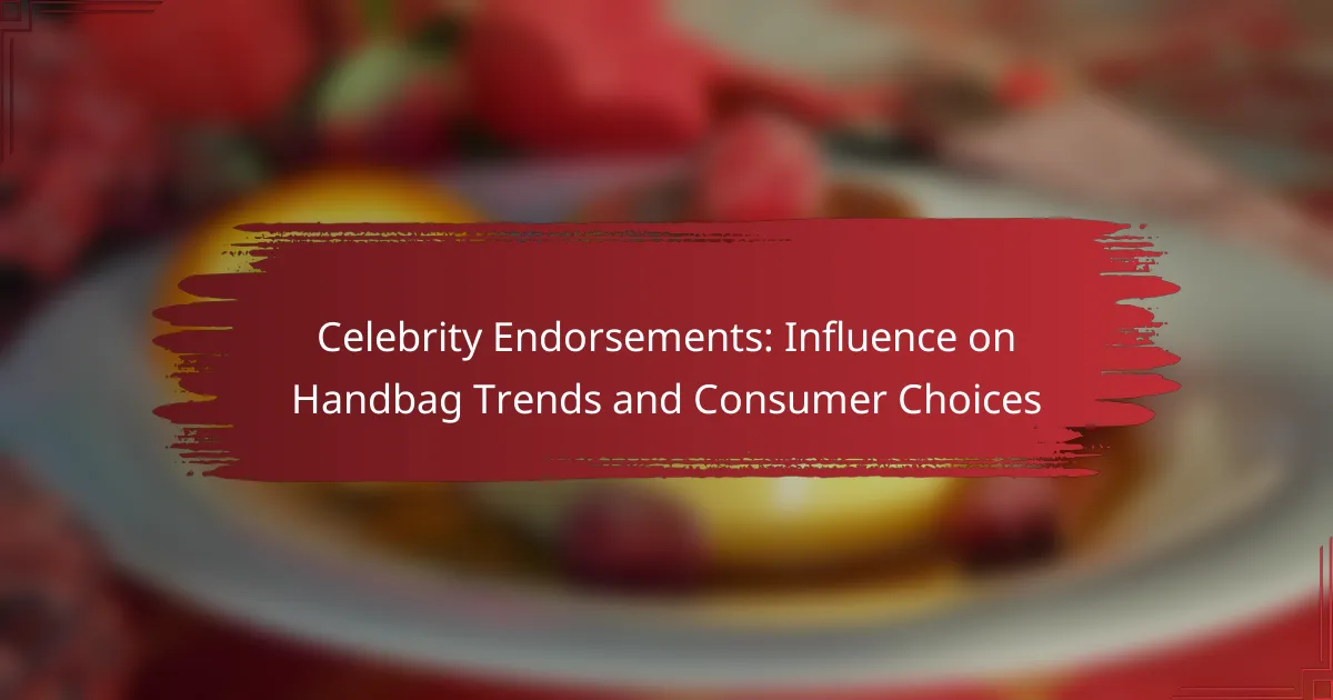 Celebrity Endorsements: Influence on Handbag Trends and Consumer Choices