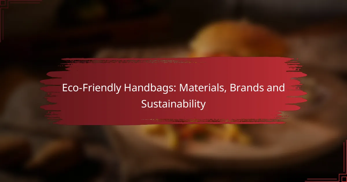 Eco-Friendly Handbags: Materials, Brands and Sustainability