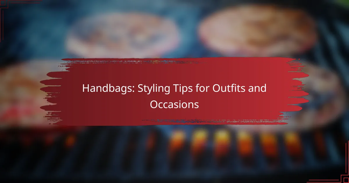 Handbags: Styling Tips for Outfits and Occasions